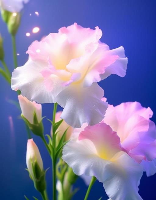洋桔梗的這種花語表達的是一種專一、堅定、不變的愛情態度